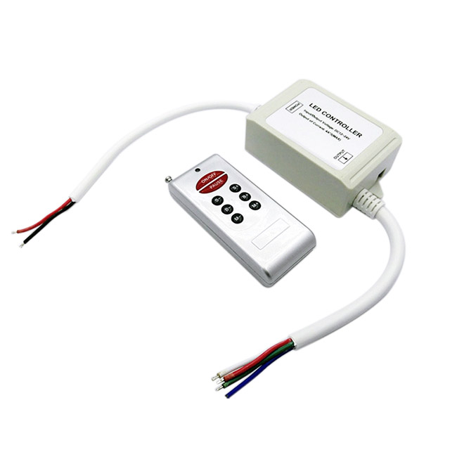 12A 12-24V DC Waterproof IP67 LED RGB Controller ABS shell Silicone filled For Waterproof Outdoor Color Change LED Light Strips 12A 12-24V DC Waterproof IP67 LED RGB Controller ABS shell Silicone filled For Waterproof Outdoor Color Change LED Light Strips